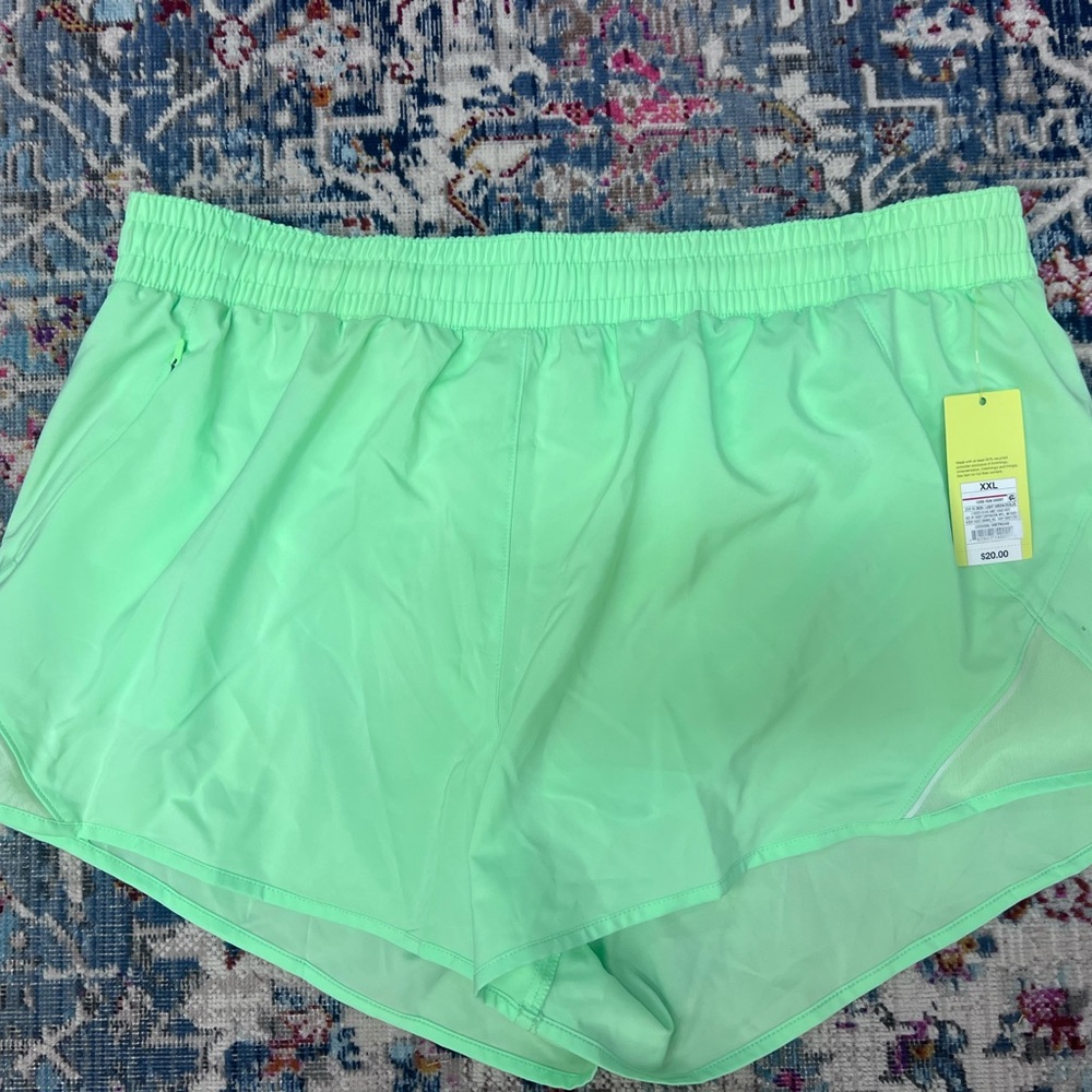 Women's Green Running Shorts